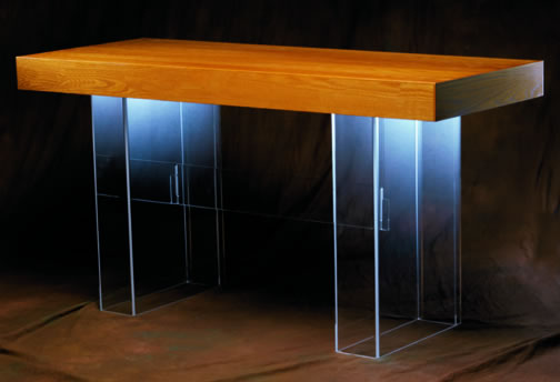Acrylic Altar Table 3370W